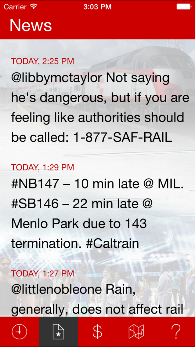 Caltrain poster
