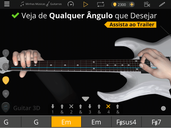 Guitar 3D - Acordes Básicos Cartaz