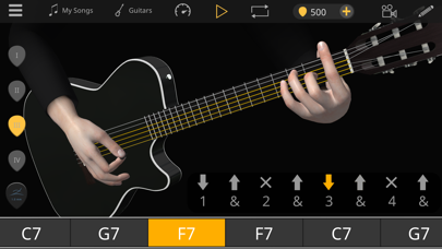 Guitar 3D - Accords de base Affiche