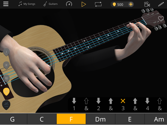 Guitar 3D - Acordes Básicos Cartaz
