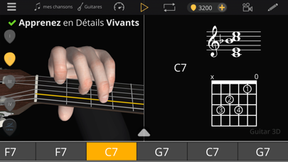Guitar 3D - Accords de base Affiche