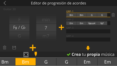 Guitar 3D - Acordes básicos الملصق