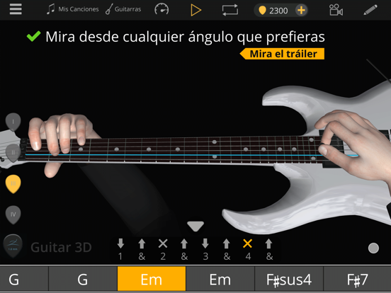 Guitar 3D - Acordes básicos الملصق