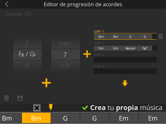 Guitar 3D - Acordes básicos الملصق
