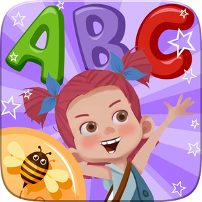 ABC Alphabet Phonics Coloring Book - English Vocabulary For Preschool Kids Games