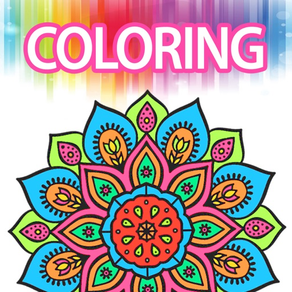 Coloration Livre pour Adultes Mandala Thérapie
