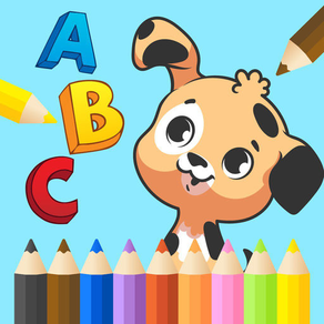 Learn ABC Animals Alphabet and Coloring Page Kids