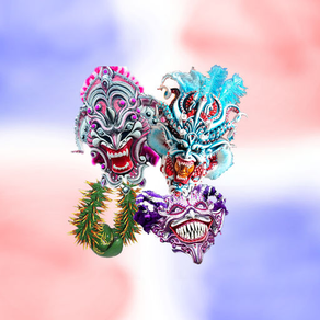 Dominican Carnival Masks