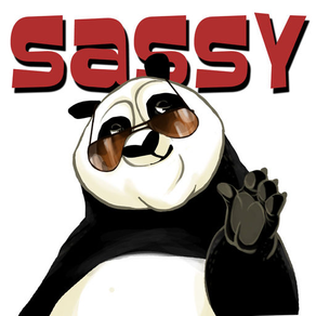 Sassy Panda - Funny Stickers