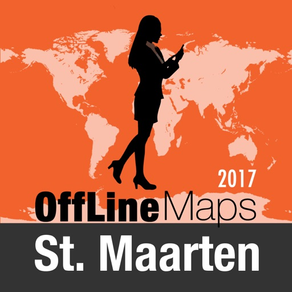 St. Maarten Offline Karte und Reiseführer