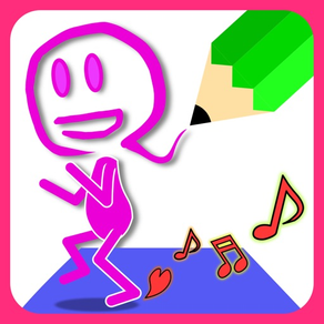 Draw->Dance! Drawing the face - edu app