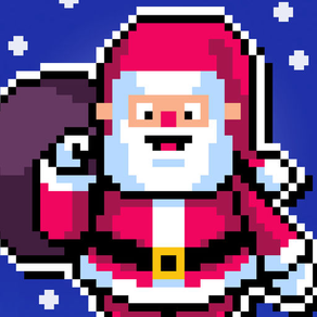 Merry Pixel Stickers