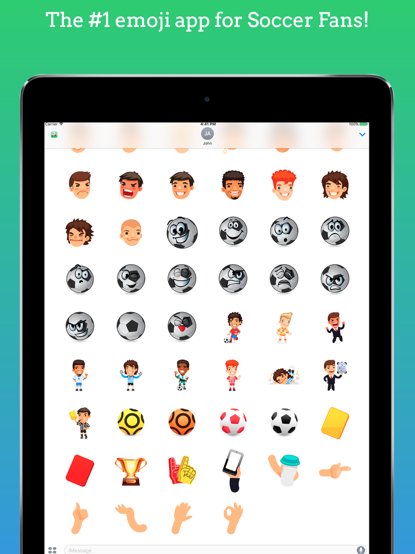 FootMoji PRO Soccer Emoji & Stickers für iOS (iPhone/iPad), Neueste