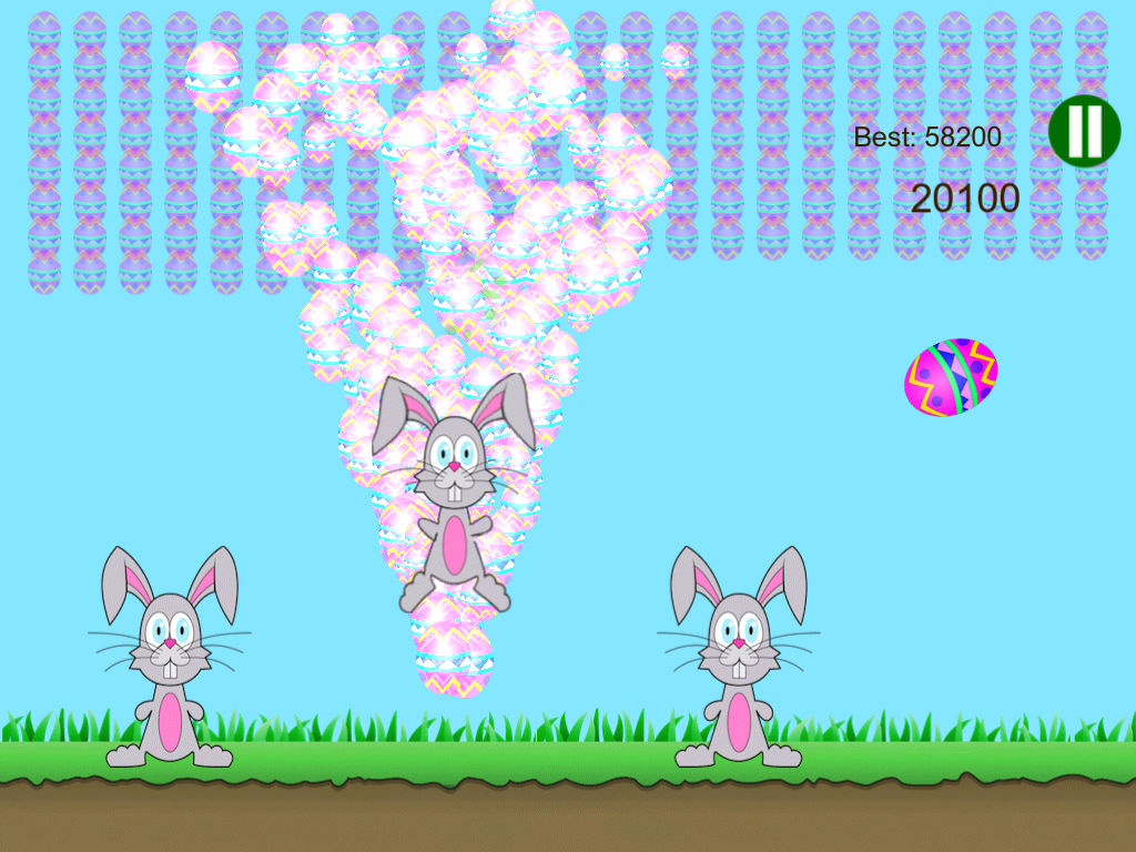 Bunny Jump - Easter Egg Catching Fun! poster