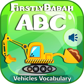 FirstlyBabah ABC Kids First Words Car And Vehicles