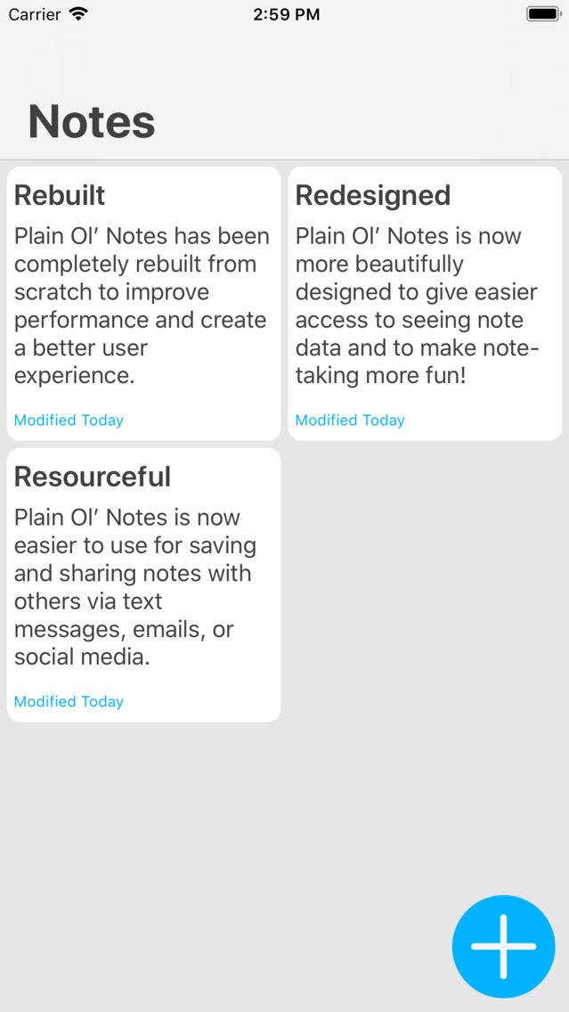 Plain Ol' Notes poster