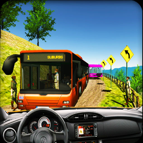 3D Off Road Trip from Hill to School Bus Simulator