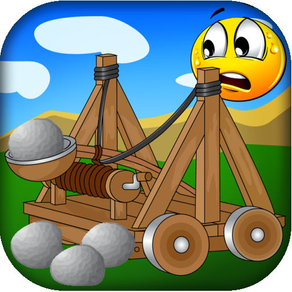 Catapult Rock Bomb Shooting - Desert Exploding Ball Drop Free