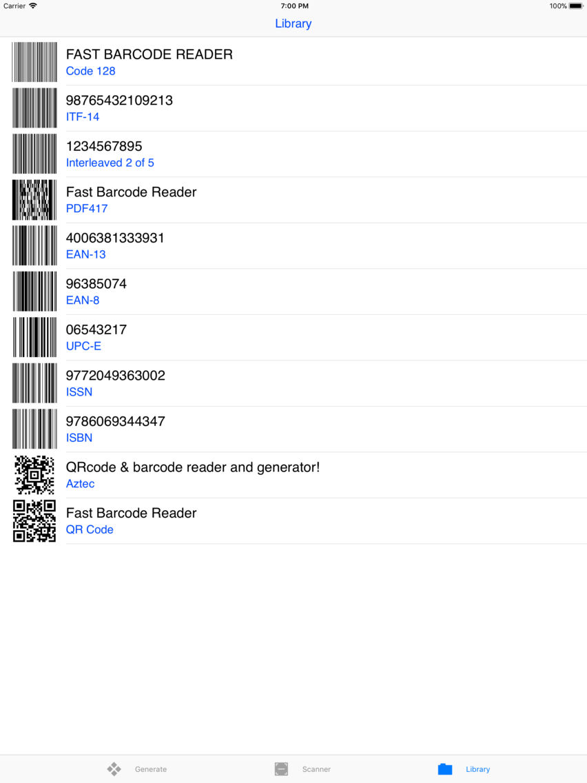 Fast Barcode Reader Plakat