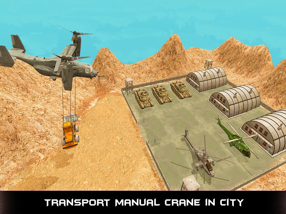 Heavy Machinery Helicopter Transport - Duty Sim poster