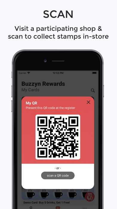 Buzzyn Rewards poster