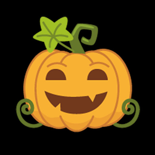 Halloween Pumpkin Sticker by Formlotse for iOS & Android