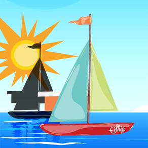 A Find the Shadow Game for Children: Learn and Play with Sailing Boat