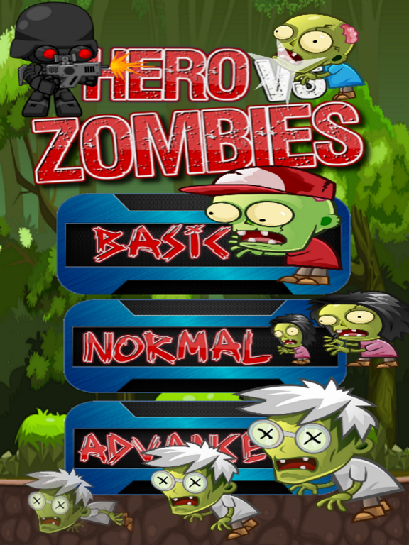 Hero VS Zombie Vocabulary Game poster