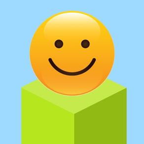 Cubo Skip Emoji Cair: Emoção Rolando Intermináveis Jogos De Bola