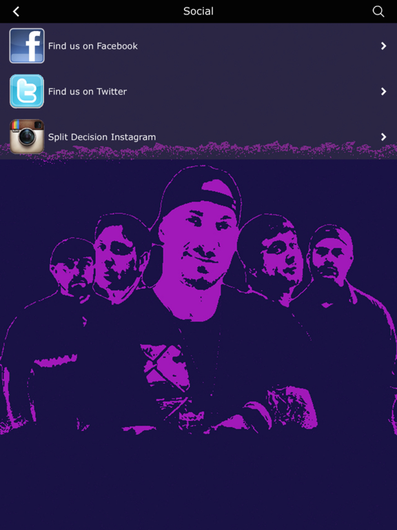 Split Decision Band poster