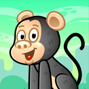 Cartoon Chimp Bubble Popper - FREE - multi-level forest adventure