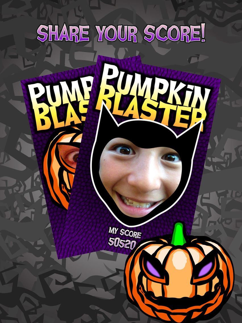 Pumpkin Blaster - BLAST THEM ALL! poster