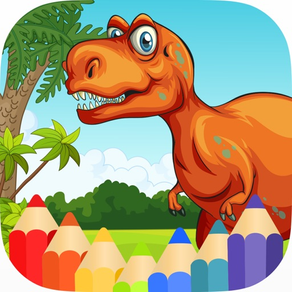 Dino Park Färbung Jurassic Dinosaurier Welt