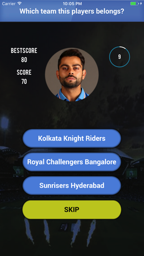 Guess Player Team - IPL Quiz