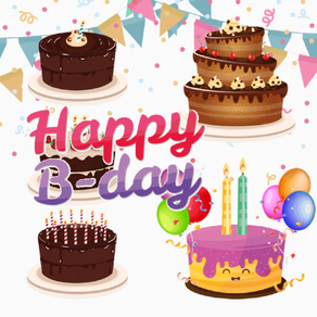 Birthday Cake Builder Sticker