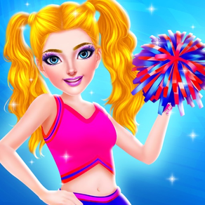 Cheerleader Mädchen Stern - Sei ein Fußballfan