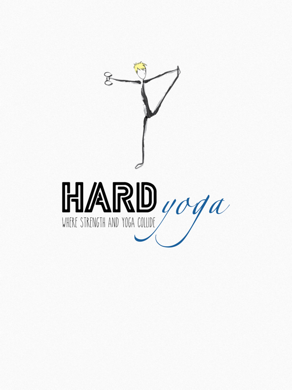 HARD Yoga poster