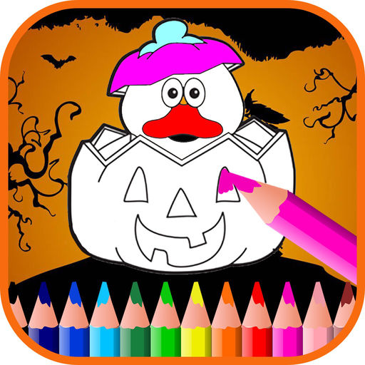 Happy Halloween Coloring Book - Free Game for iOS (iPhone/iPad) - Free ...