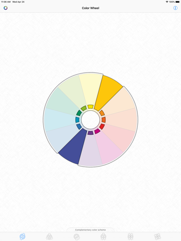 Color Wheel - Basic Schemes Cartaz