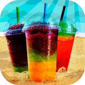 Rainbow Slushies:Summer Drink