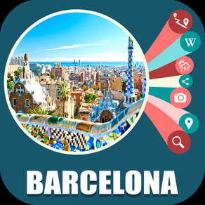 Barcelona Spain Travel Map