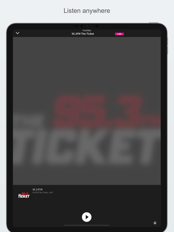 95.3FM The Ticket poster