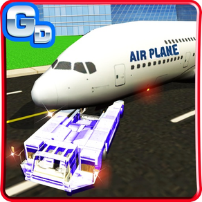 Flughafen Flugbesatzung Simulator & Fahren 3D Spie