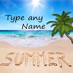 Write Name on Sand – Name Art