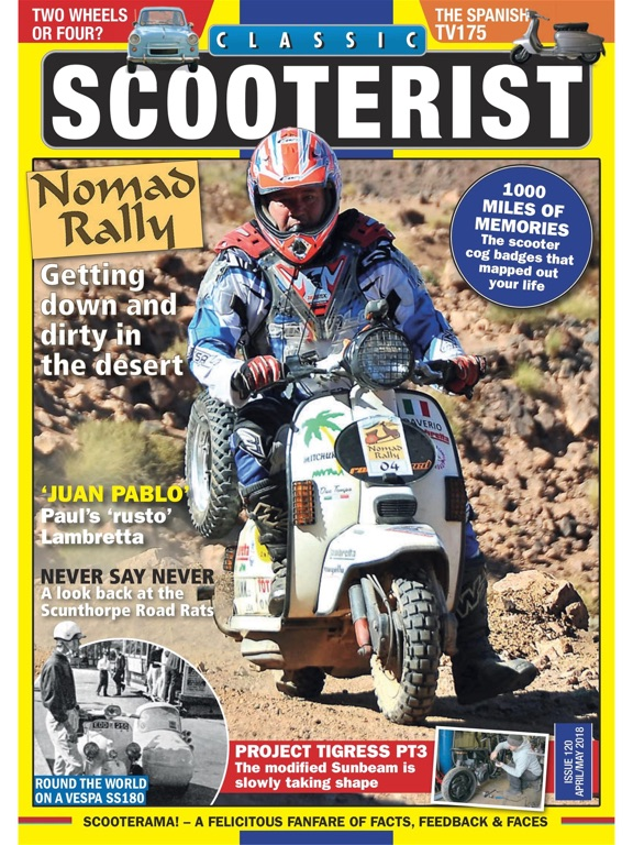 Classic Scooterist Magazine poster