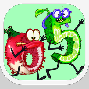 Fruits love Numbers : a healthy adventure against angry pumpkins