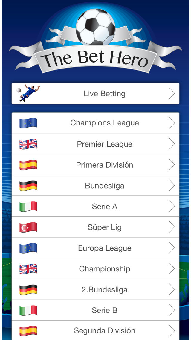 The Bet Hero Sportsbetting for iOS (iPhone) Free Download at AppPure