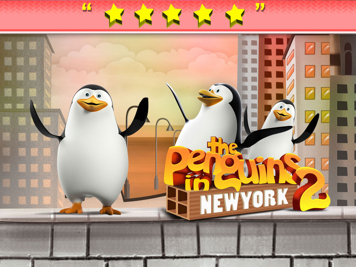 Penguins in New York 2 poster