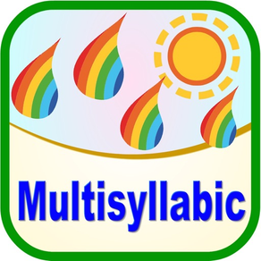 Multisyllabic with words, phrases and sentences for speech therapy and special need education