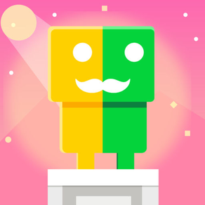 mustache hero - Colorful game